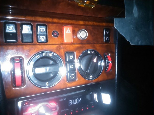 Кольца на ручки печки Mercedes 1