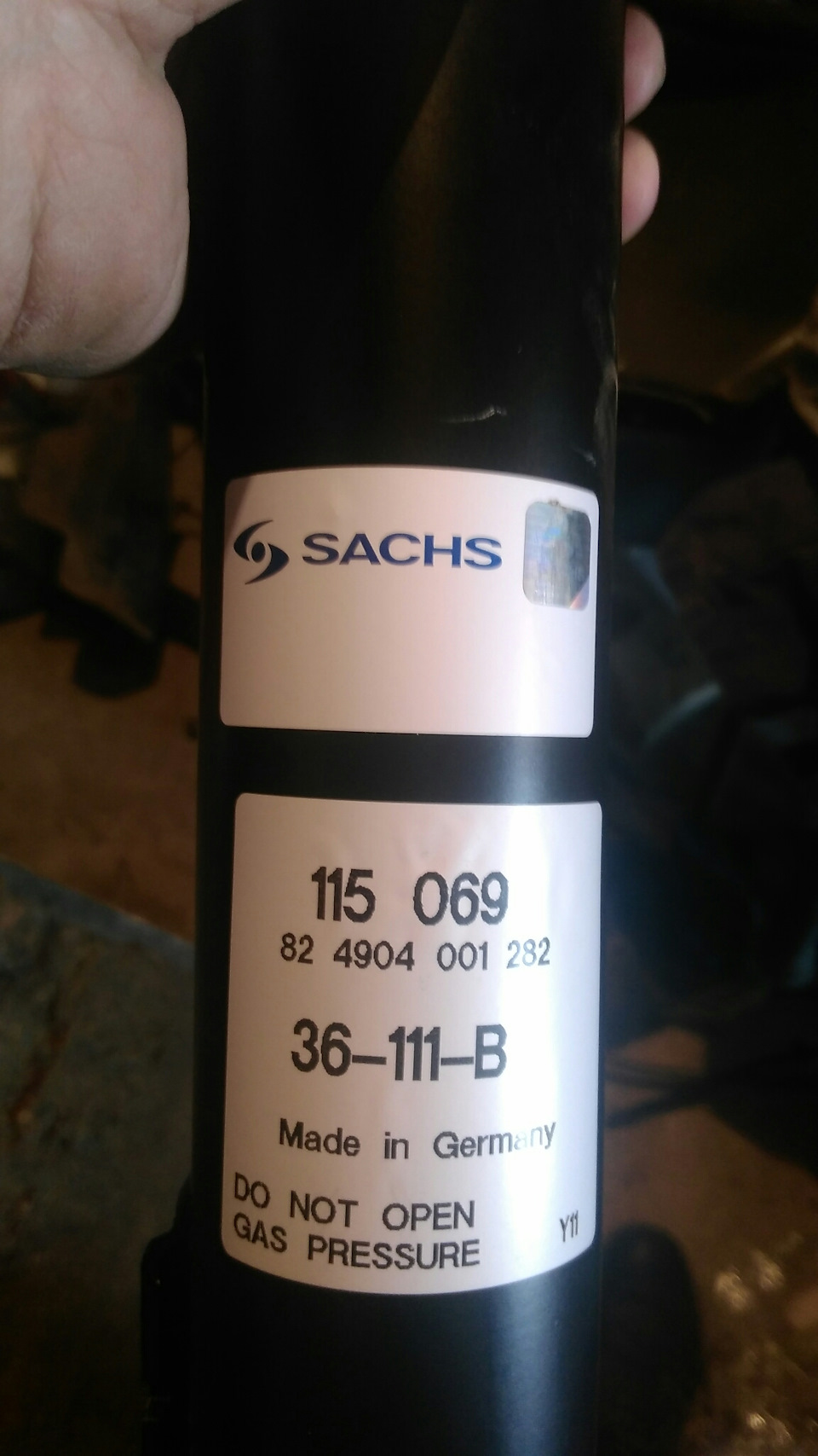 Нові амортизатори. SACHS 1