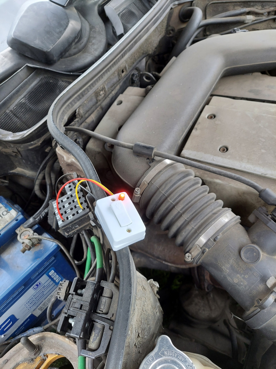 Діагностика діодом HFM w124 4
