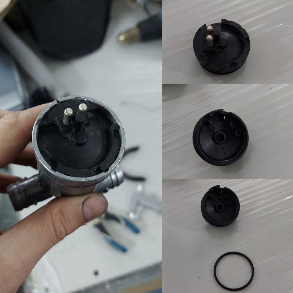 Ремонт Регулятор холостого ходу M102 m103. disassembling idle control valve w124 w126 3