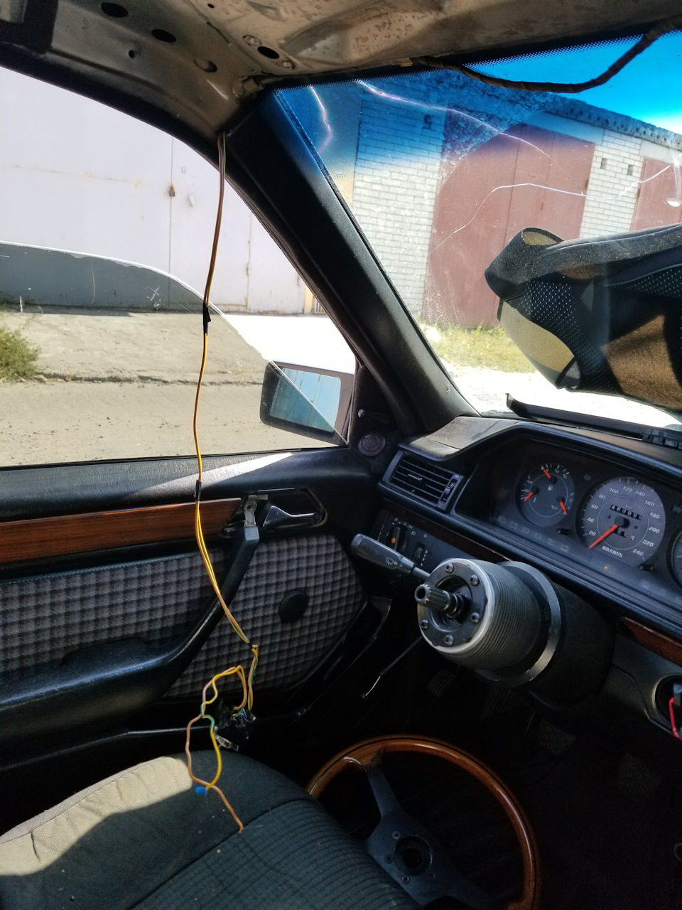 Тимчасове підключення люка w210 до w124 2