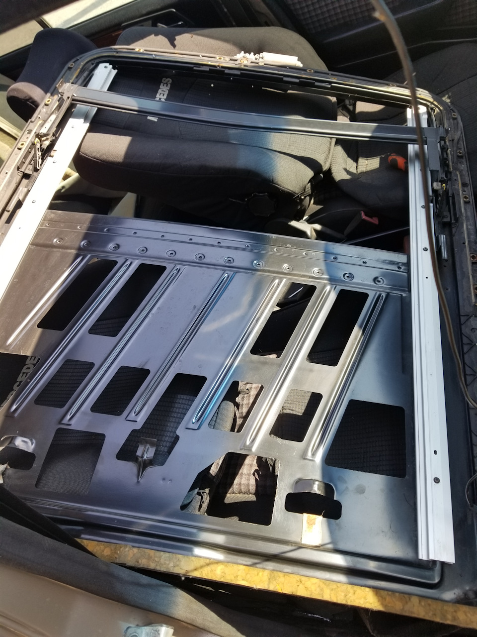 Тимчасове підключення люка w210 до w124 5