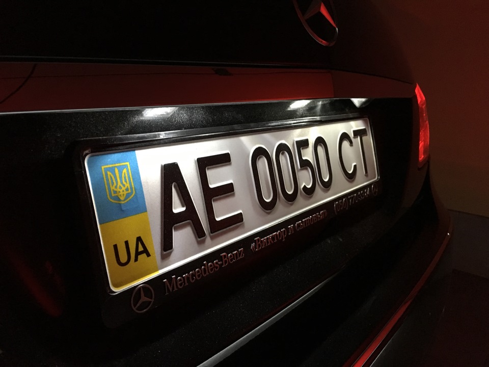 Підсвічування заднього номера оригінал 1