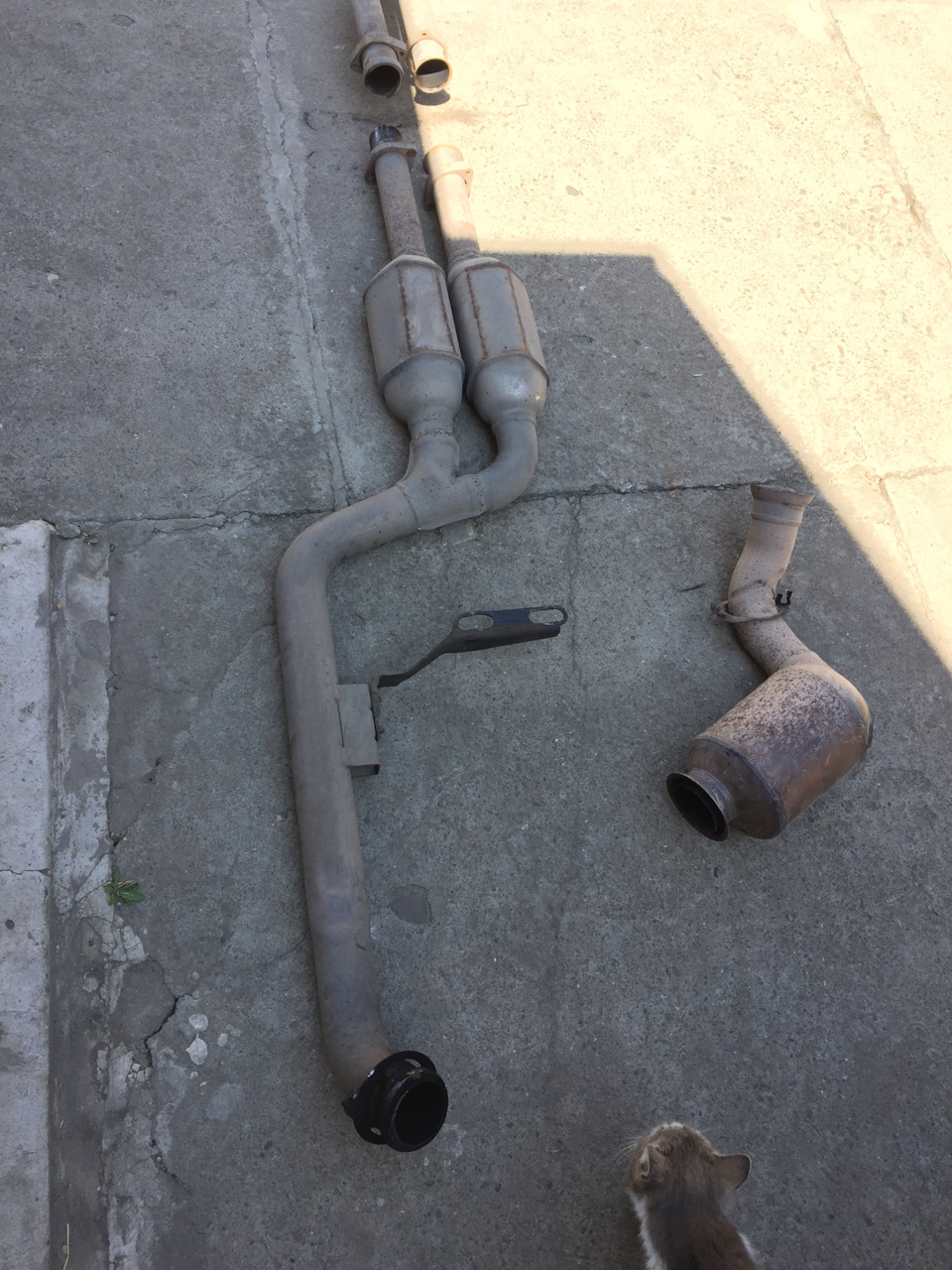 Downpipe, Helmholtz resonator, траса з нержавіючої сталі. 5