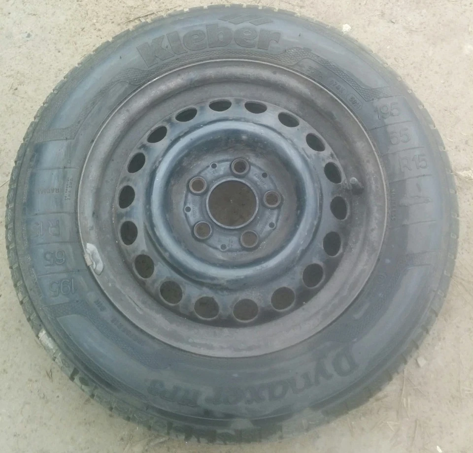 #50 Продам Kleber DynaxerHP3 91H 195/65 R15 + диски 5x112 et49
