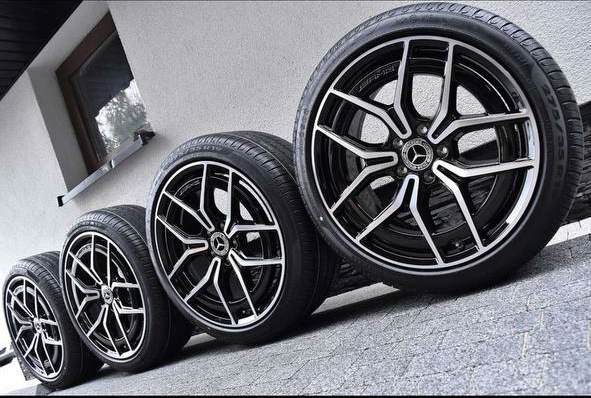 Нові оригінальні AMG диски від рестової гібридної їшки разом з гумою 2