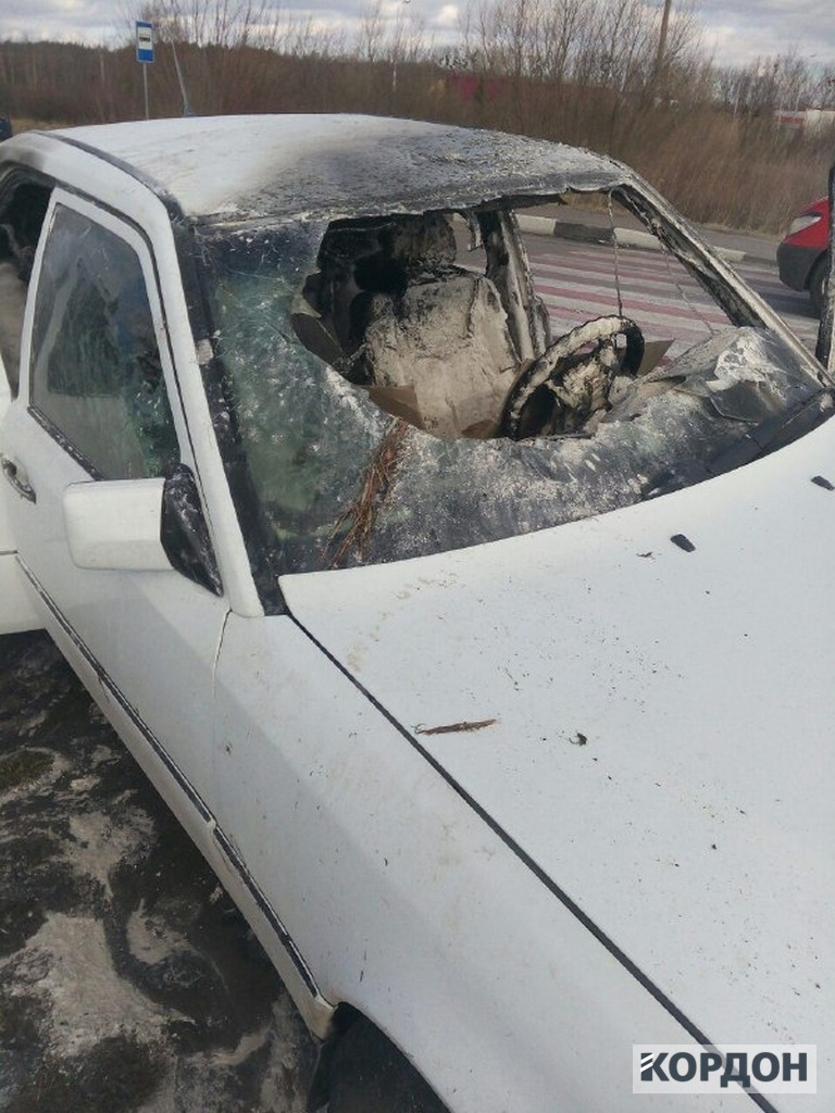 Знову історія повторилася... Мерс згорів... 3