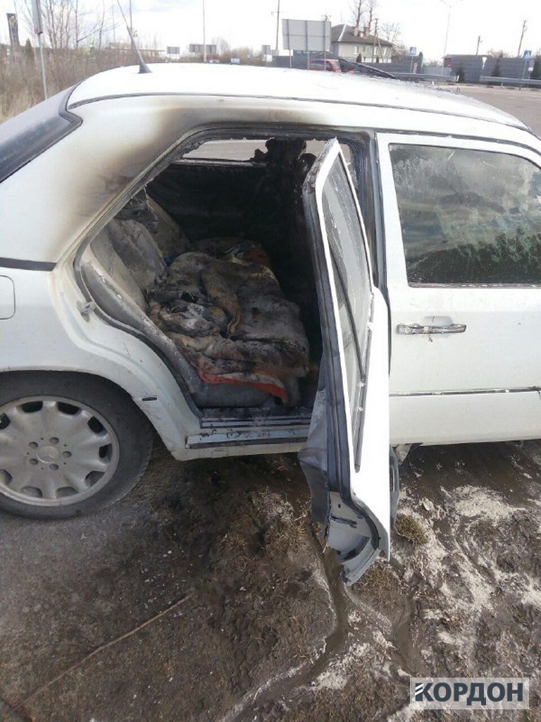 Знову історія повторилася... Мерс згорів... 1