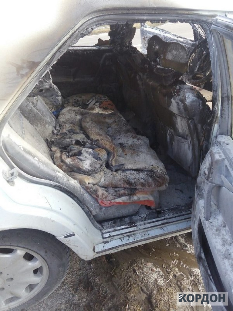 Знову історія повторилася... Мерс згорів... 2