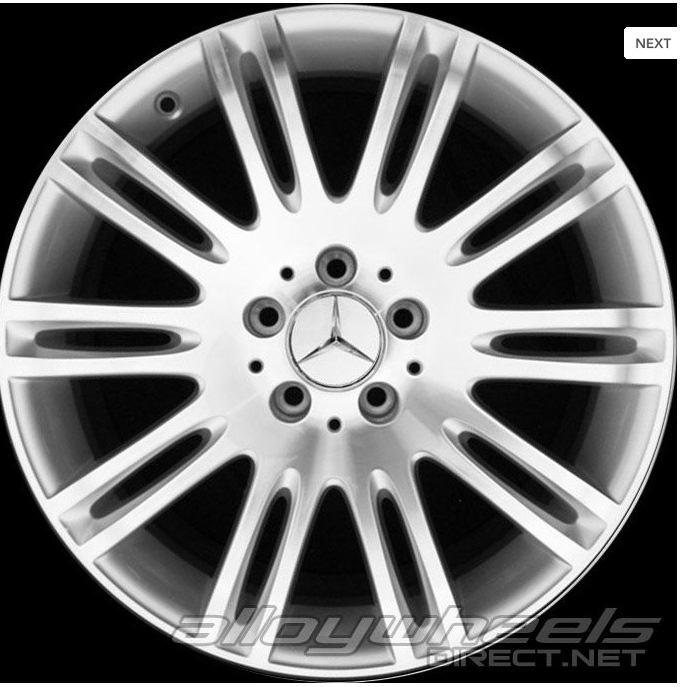 Нові диски для Чорного Луазика 17 x8J ET38 Original Mercedes alloy wheels Model: Tarazed. art.: A2114013502 1