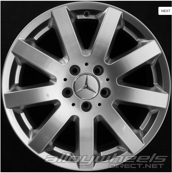 Нові диски для Чорного Луазика 17 x8J ET38 Original Mercedes alloy wheels Model: Tarazed. art.: A2114013502 3