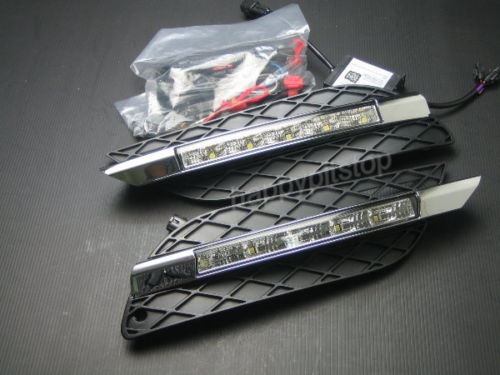 Світлодіодні Esuse drl for Mercedes w211, замість штатних протитуманок 2