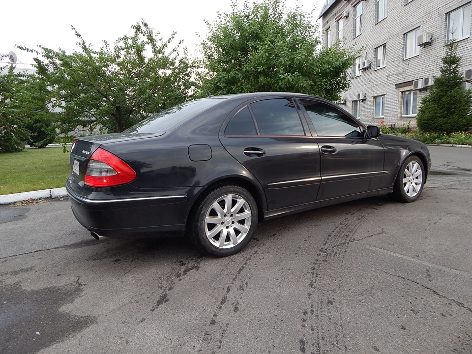 Wheels 17 Mercedes-Benz Tarazed on Mercedes w211 E350 4M. Foto 2