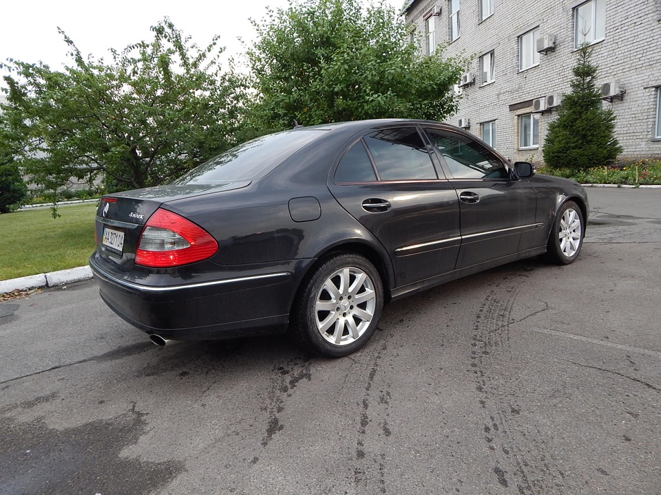 Wheels 17 Mercedes-Benz Tarazed on Mercedes w211 E350 4M. Foto 3