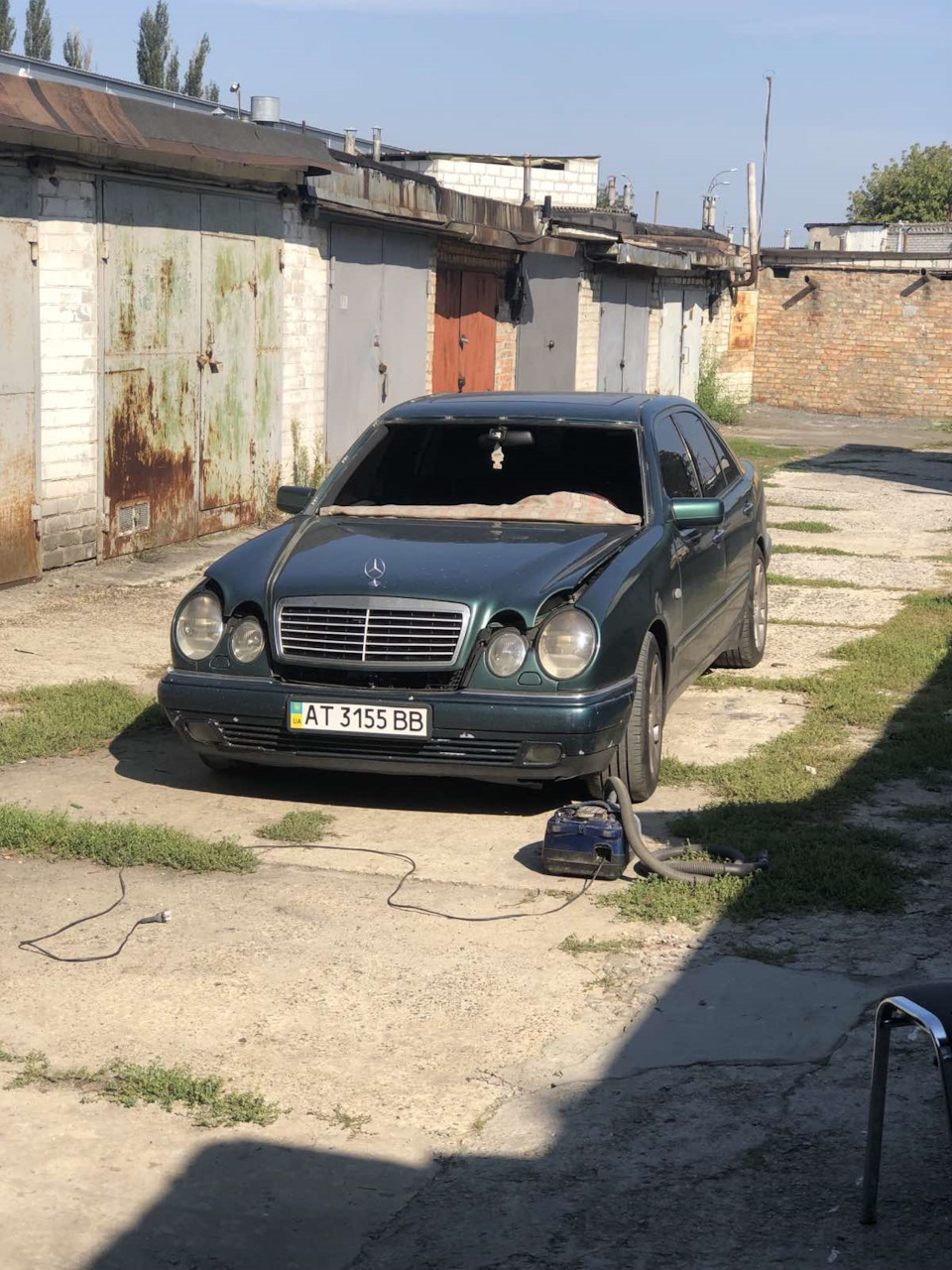 Заміна лобового скла w210 2