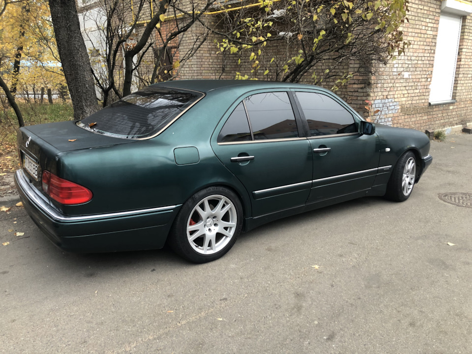 Заміна задніх пружин w210 1