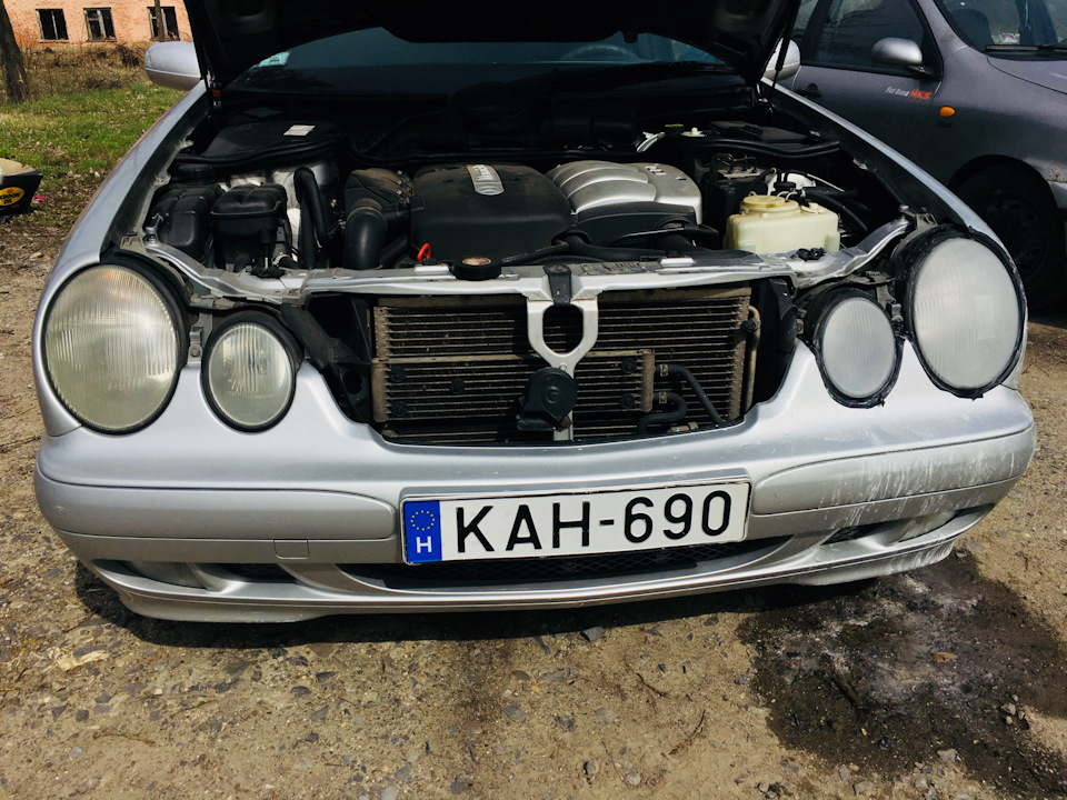 Полірнув фари на своєму w210 4