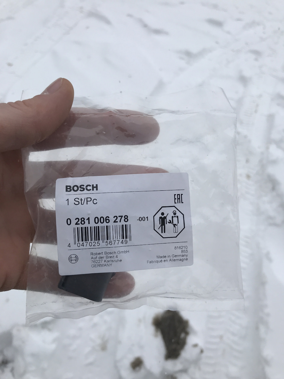 Заміна датчика тиску вихлопних газів 1