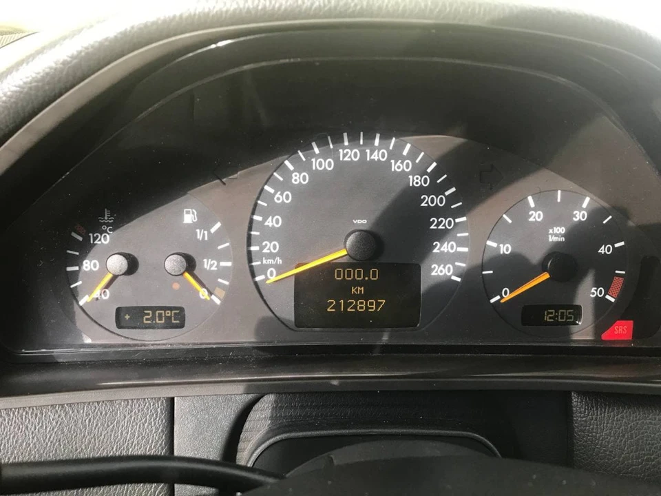 Приладова панель від w210 рест ДИЗЕЛЬ і БЕНЗ