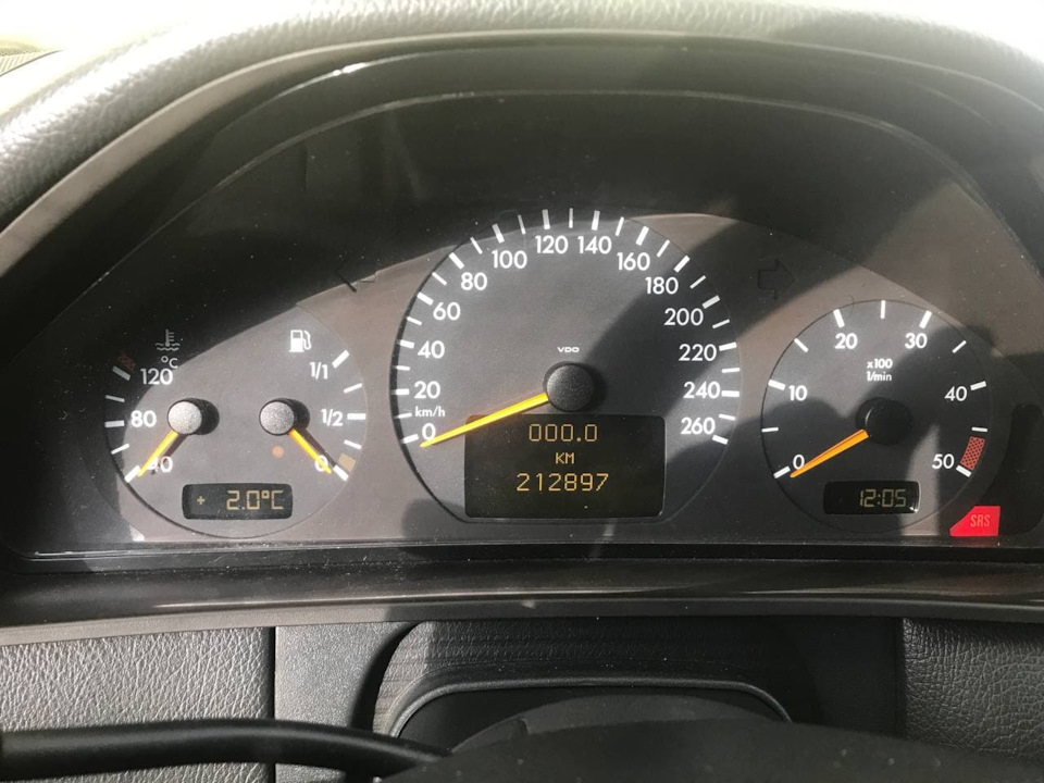 Приладова панель від w210 рест ДИЗЕЛЬ і БЕНЗ 1