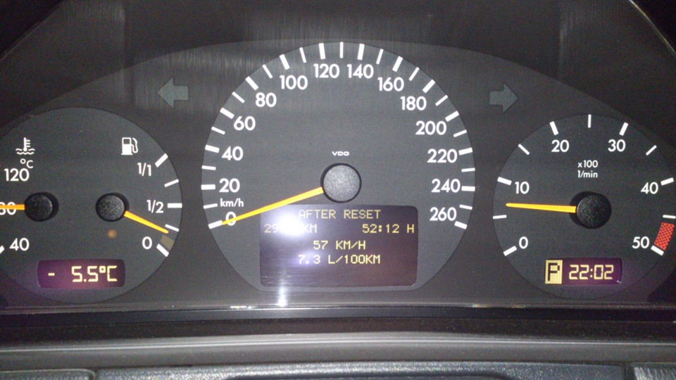 Витрата дизеля 3,2 CDI взимку 3