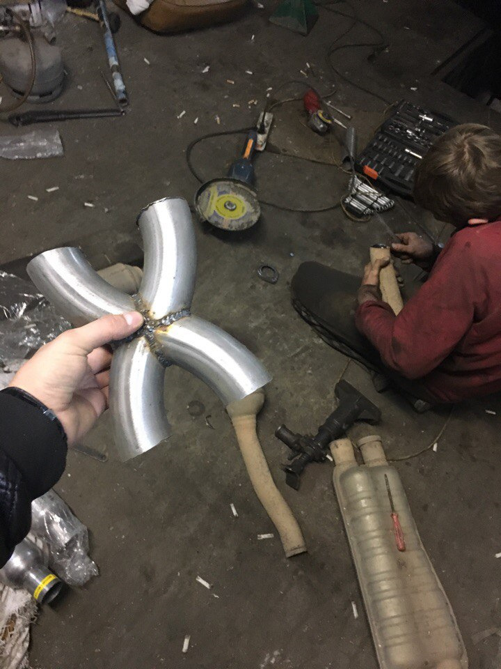 7. Робимо X-pipe на W211 - Вихлоп частина 1 1