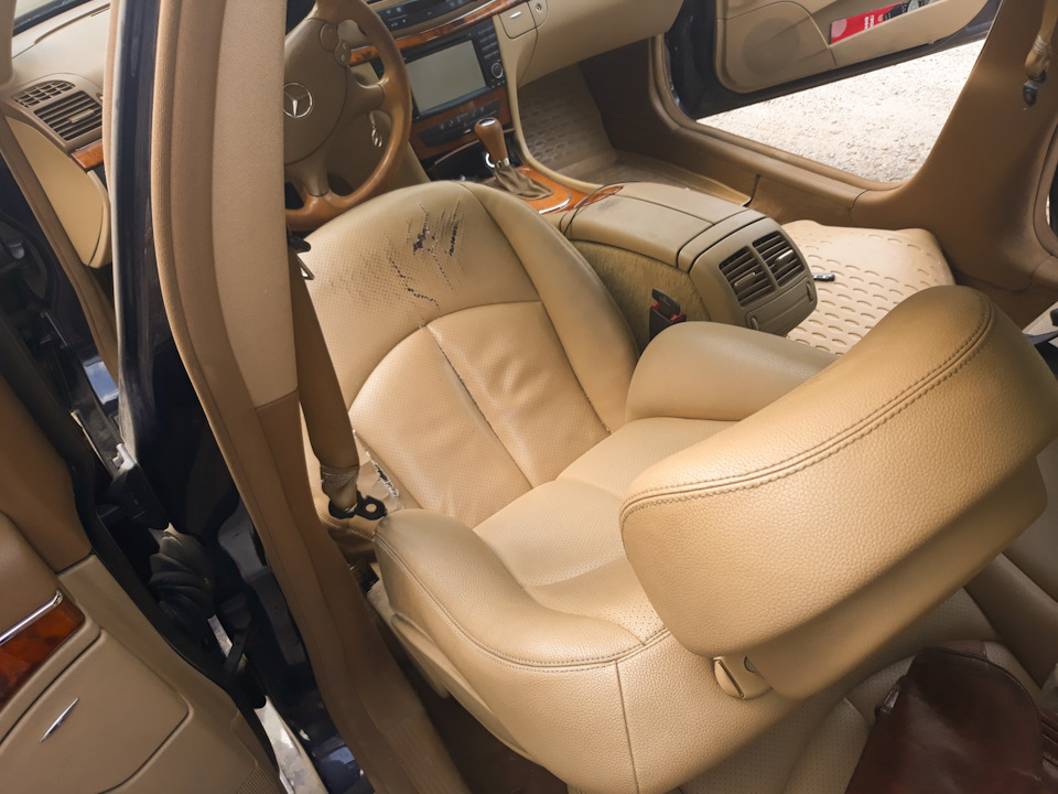 Нарешті то 😃 ПЕРЕТЯЖКА салону w211 ч.1 4
