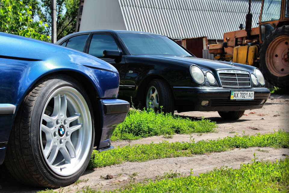 W210 vs BMW e34 5