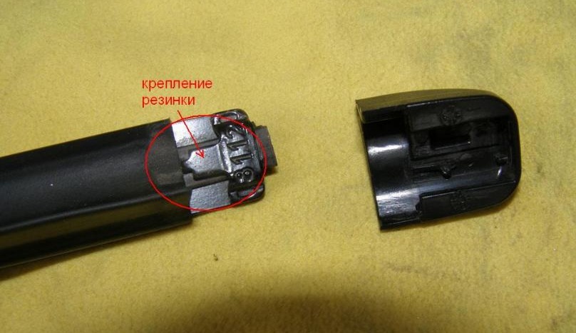 заміна гумок на щітках безкаркасних двірників 1