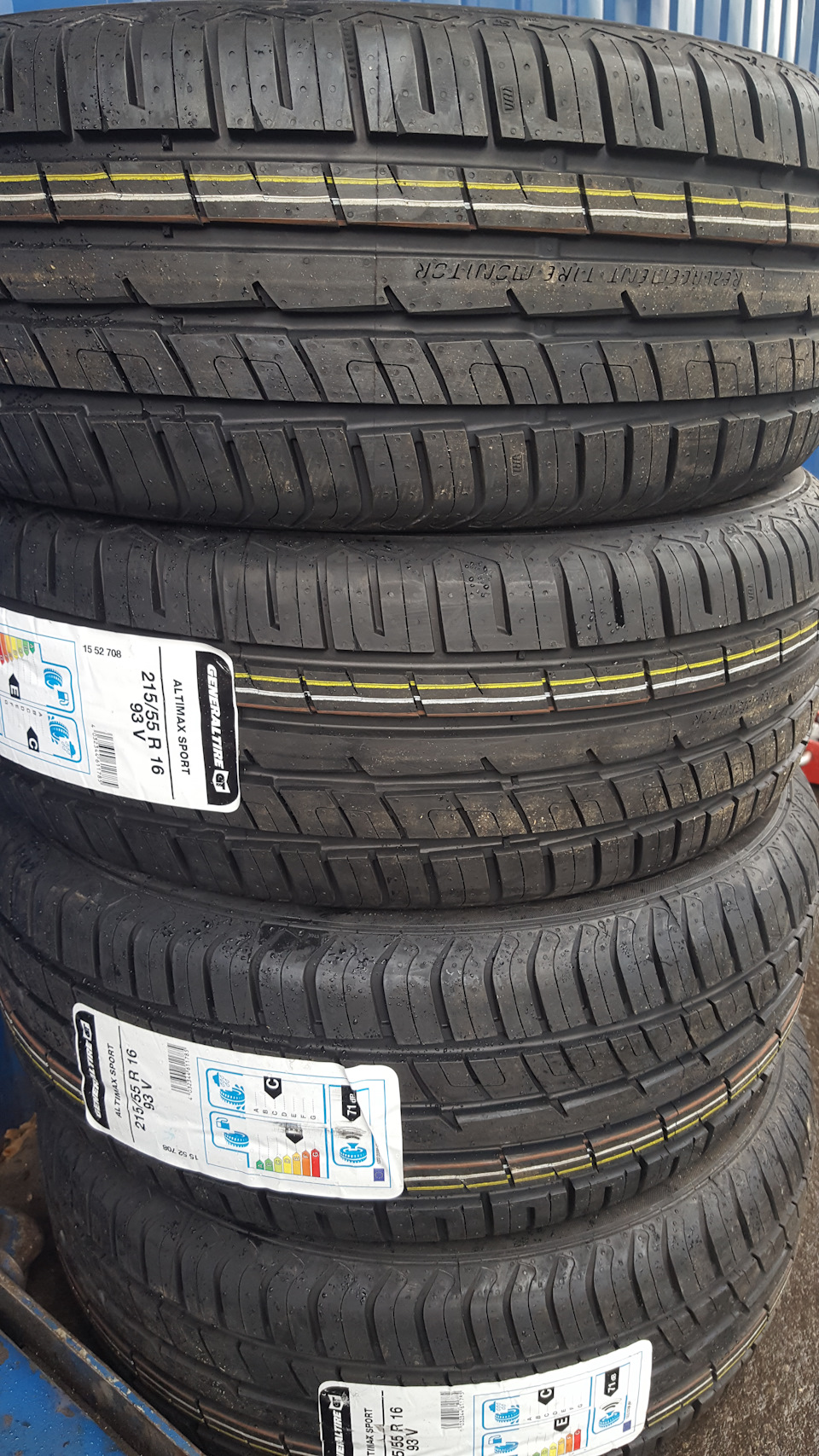 Заміна шин General Altimax Sport 215/55/R16 3