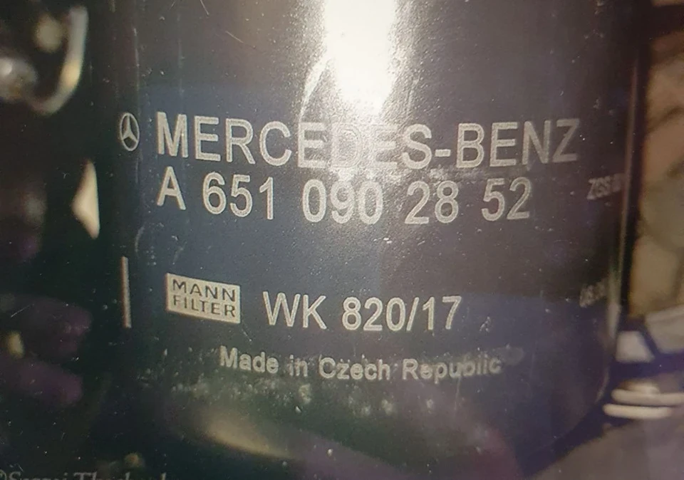 Заміна паливного фільтра на OM651.924. Або як я переплатив 20 дол