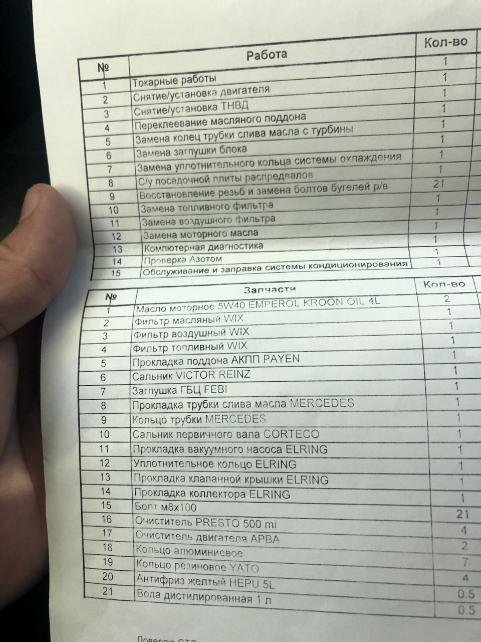 Прибираємо патьоки з нового двигуна 3