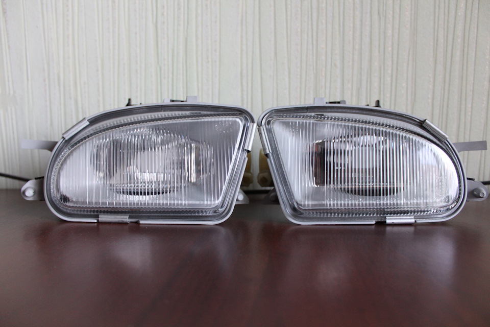 Нові протитуманки Hella для W210 E430 Restyle 1