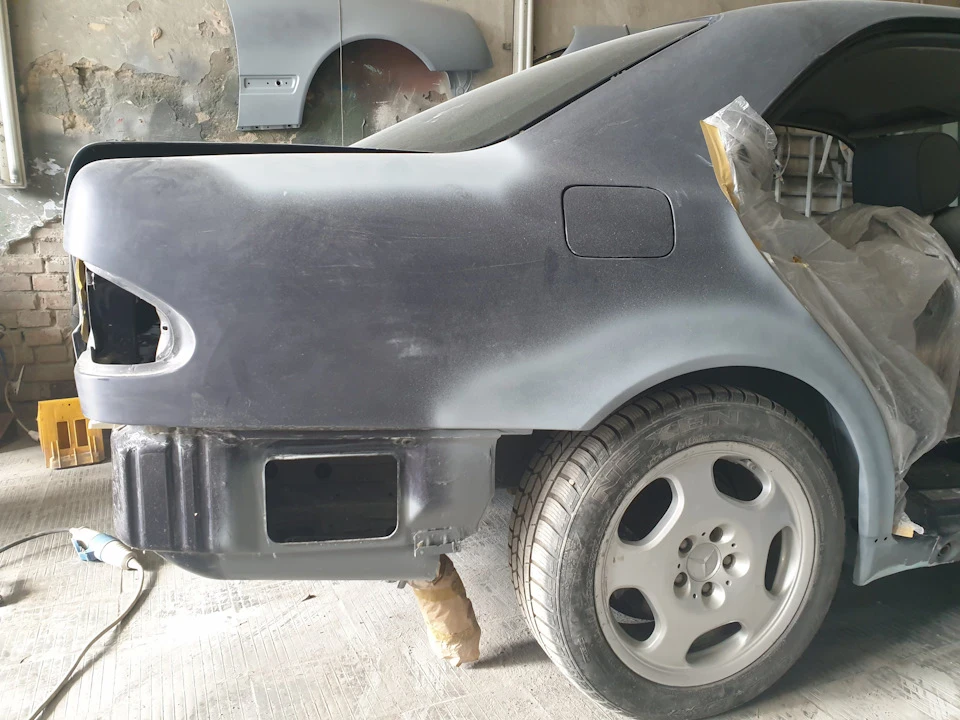 W210 E430 Реставрація кузова, повне фарбування ч.1