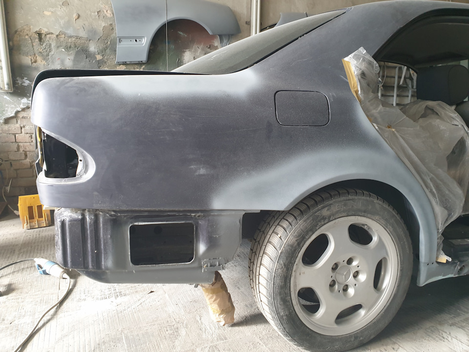W210 E430 Реставрація кузова, повне фарбування ч.1 1