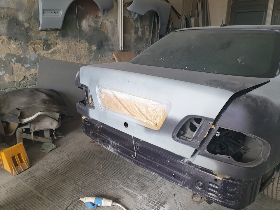 W210 E430 Реставрація кузова, повне фарбування ч.1 3