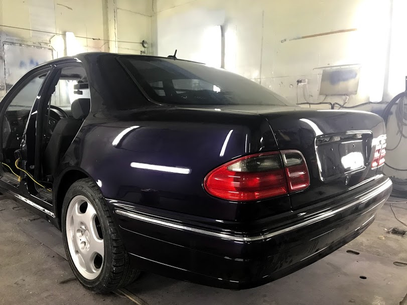 W210 E430 Реставрація кузова, повне фарбування ч.3 1