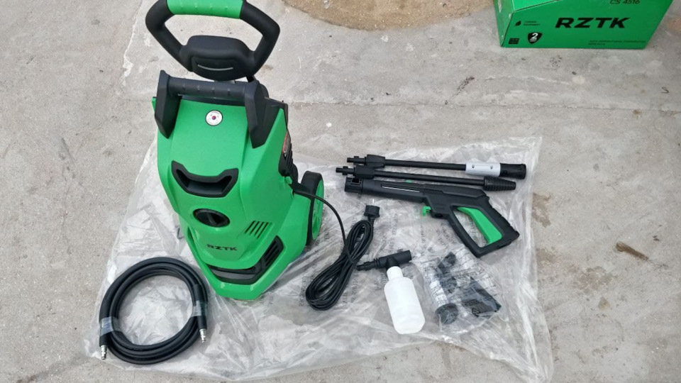 Мийка високого тиску RZTK W 500 та інші штучки 3