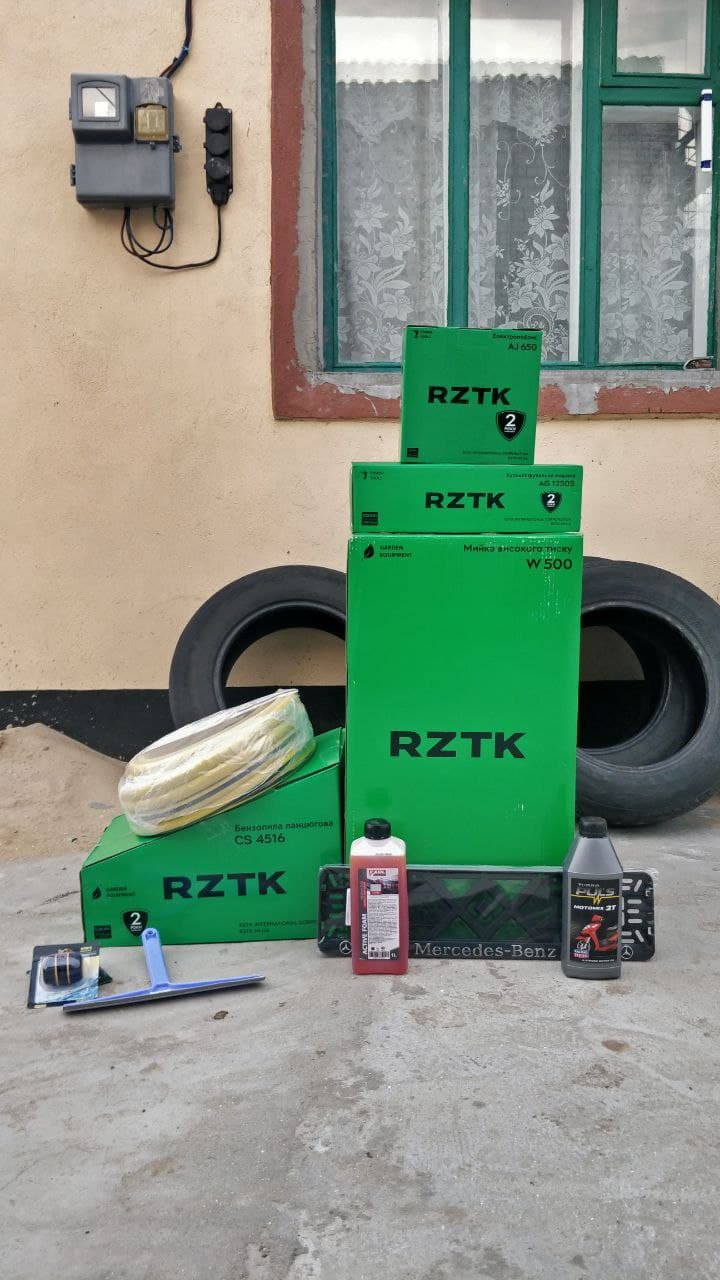 Мийка високого тиску RZTK W 500 та інші штучки 2