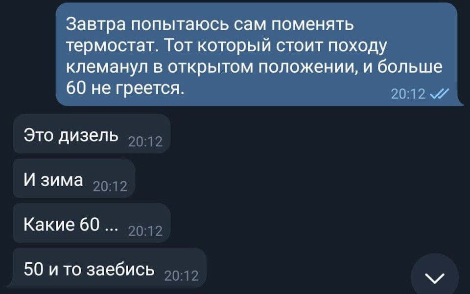 Нові свічки, термостат, прокладка піддону і що по форкамері. 1