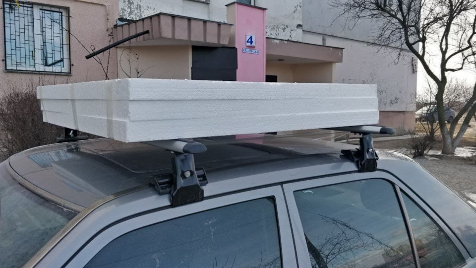 Поперечки на гладкий дах 2