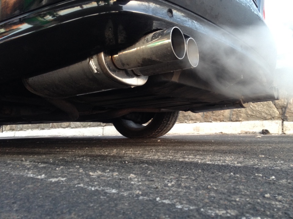 Встановлення вихлопу Magnaflow на W211 3