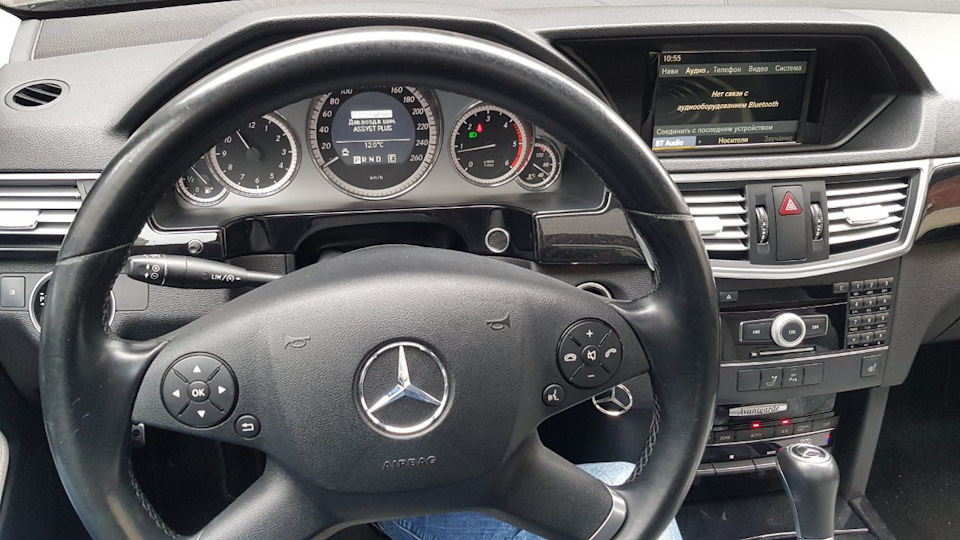 35. Заміна штатного керма на CLS550 з деревом 1