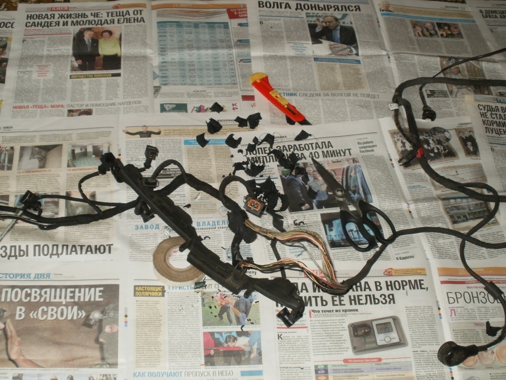 М104. Відновлення проводки двигуна 3