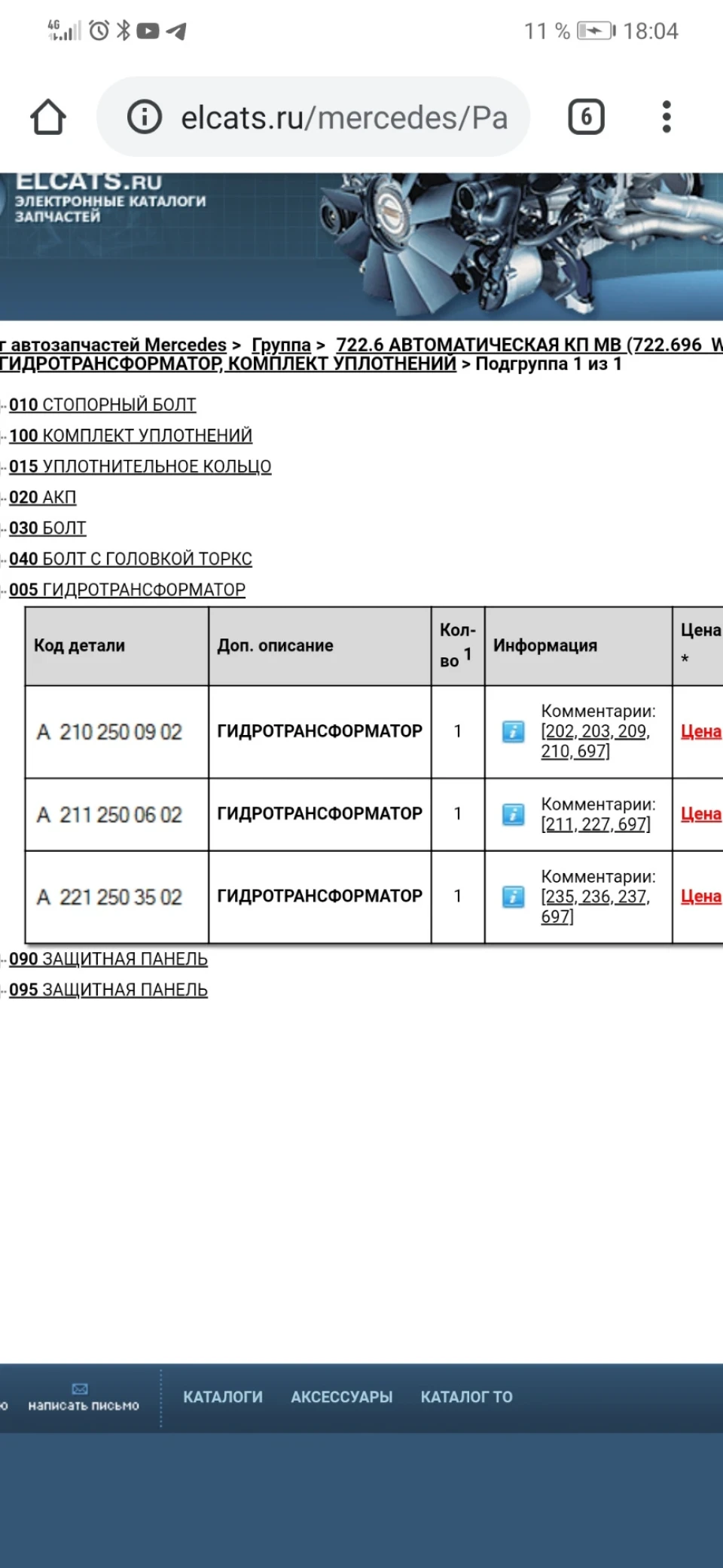 Питання щодо сумісності бубликів акпп