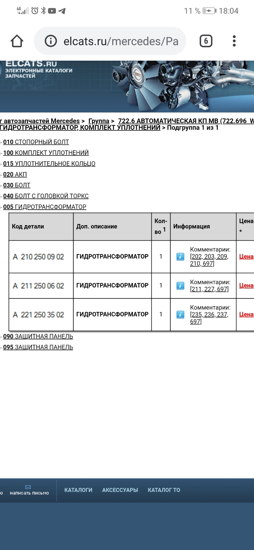 Питання щодо сумісності бубликів акпп 1