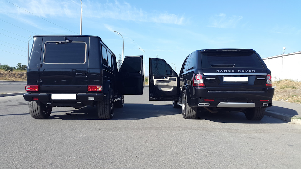 Gelendwagen проти Range Rover Sport 4