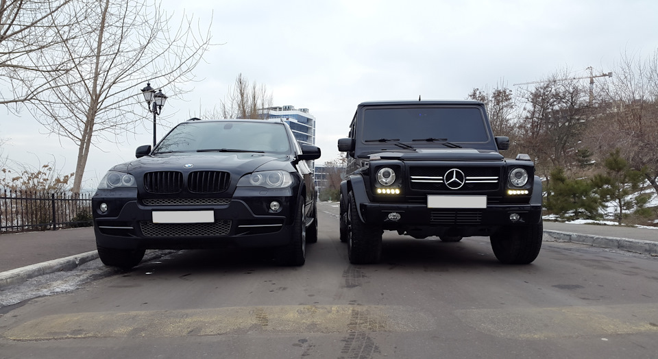 Порівняльний тест: БМВ Х5 та Мерседес G500 1