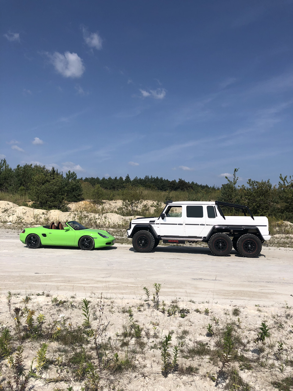 Огляд нашого переробленого Mercedes w463 6х6 Brabus 2