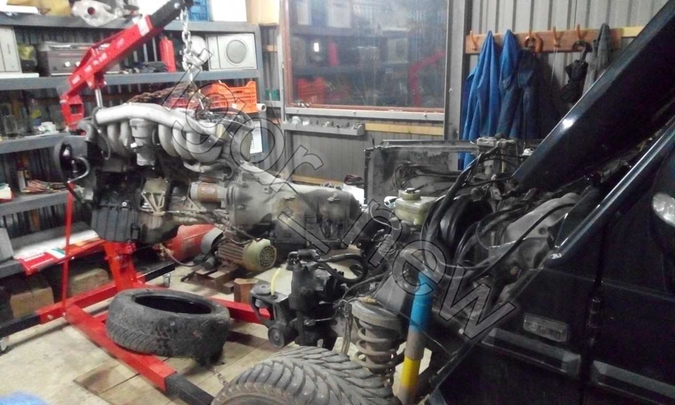 Mercedes-Benz G-class swap OM613 3.2cdi частина 4-я 4